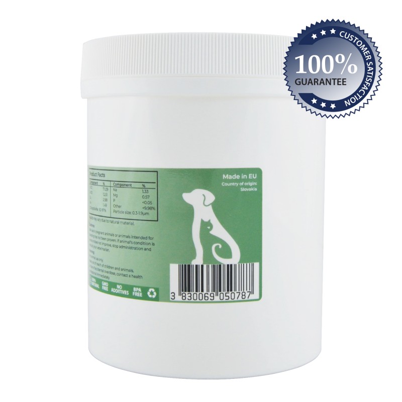 AnimalLuck Zeolita para animales, TMA activada, micronizada 500g (1,10lb)