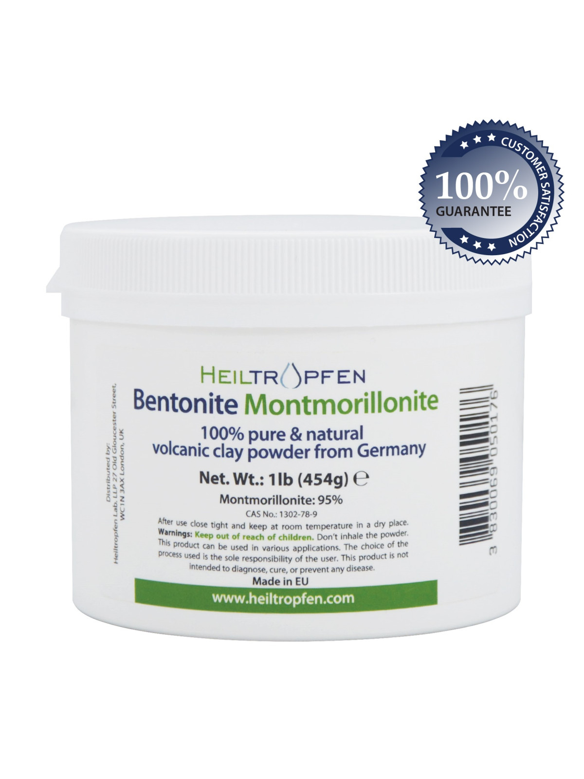 Bentonite Montmorillonite powder 454g